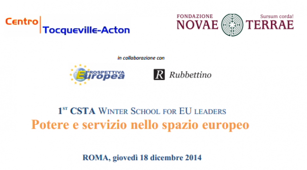 Winter School 2014 “Potere e servizio nello spazio europeo” – Roma, 18 dicembre – Call for papers