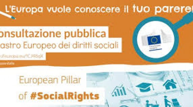 Consultazione pubblica sul pilastro europeo dei diritti sociali Consultazione pubblica sul pilastro europeo dei diritti sociali