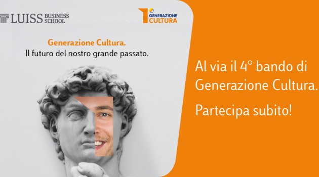 Generazione Cultura: bando per la formazione di 50 giovani nei beni culturali