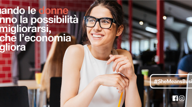 She Means Business: formazione sulle digital skills per l’imprenditoria femminile del Mezzogiorno