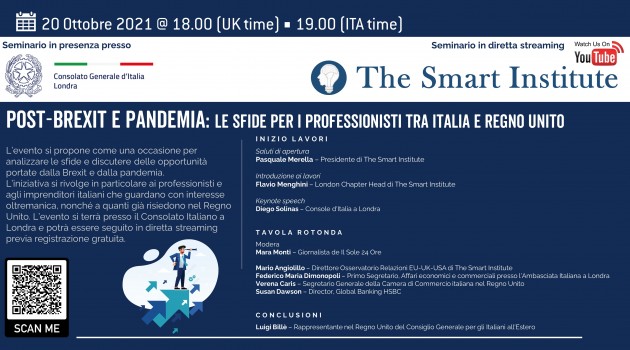 Post-Brexit e Pandemia: Le sfide per i professionisti tra Italia e Regno Unito Post-Brexit e Pandemia: Le sfide per i professionisti tra Italia e Regno Unito