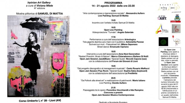 Irpinian Art Gallery – Terza edizione Irpinian Art Gallery – Terza edizione