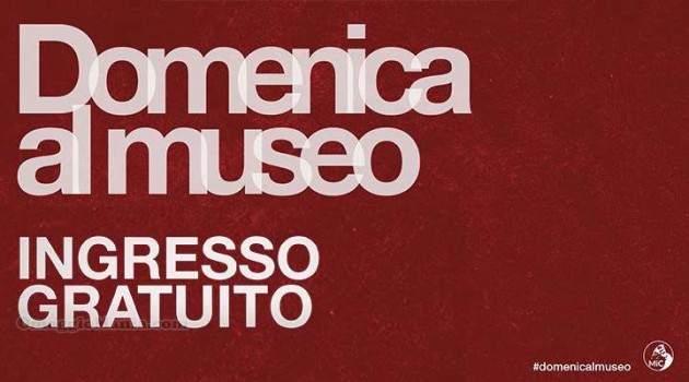 Il 3 dicembre si rinnova l’appuntamento con #domenicalmuseo gratis