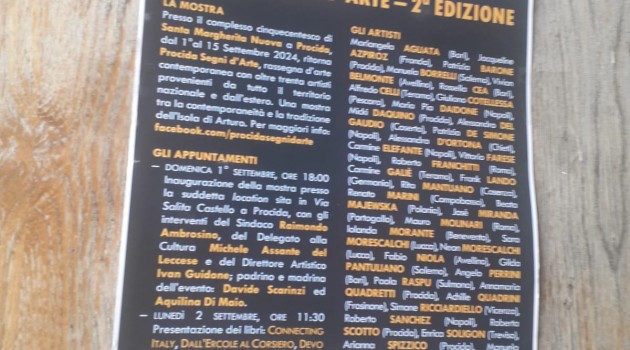 Connecting Italy a “Procida Segni d’Arte” Connecting Italy a “Procida Segni d’Arte”