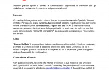 Progetto Comuni in Rete: incontro zoom di presentazione Progetto Comuni in Rete: incontro zoom di presentazione