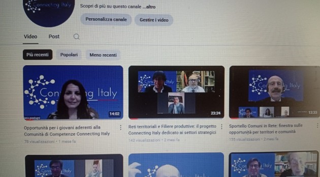 Secondo ciclo di Connecting Italy TV, dedicato alla Comunità di Competenze Secondo ciclo di Connecting Italy TV, dedicato alla Comunità di Competenze